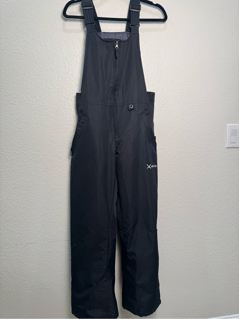 Arctix Womens Small Short 29L Black Insulated Snow Bib Ski Pants
